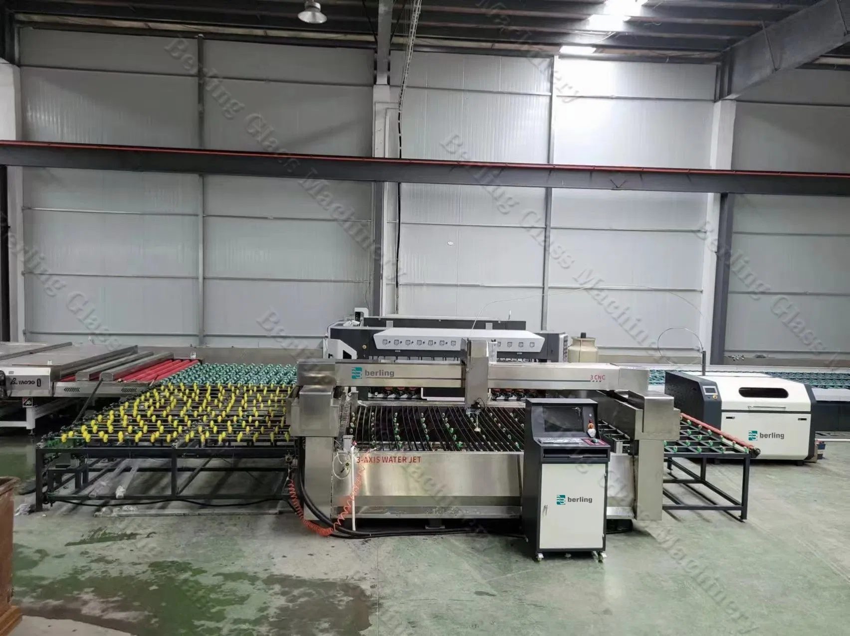 Industrial Waterjet Cutter for Glass Stone Materials Drilling Shower Door CNC Automatic