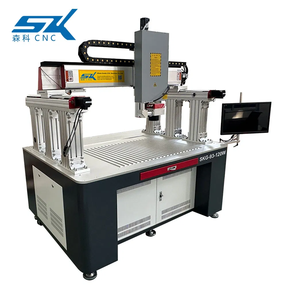 Automatic Positioning Precision CNC Fiber Laser Square Round Hole Glass Cutter Drilling Cutting Machine