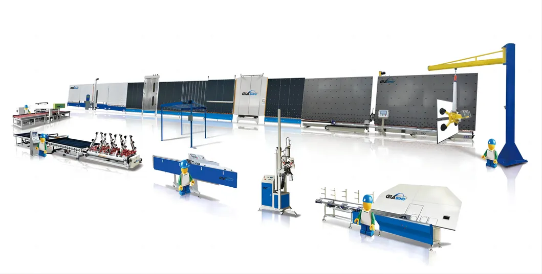 Vertical Double Glazing Glass Production Line 2537