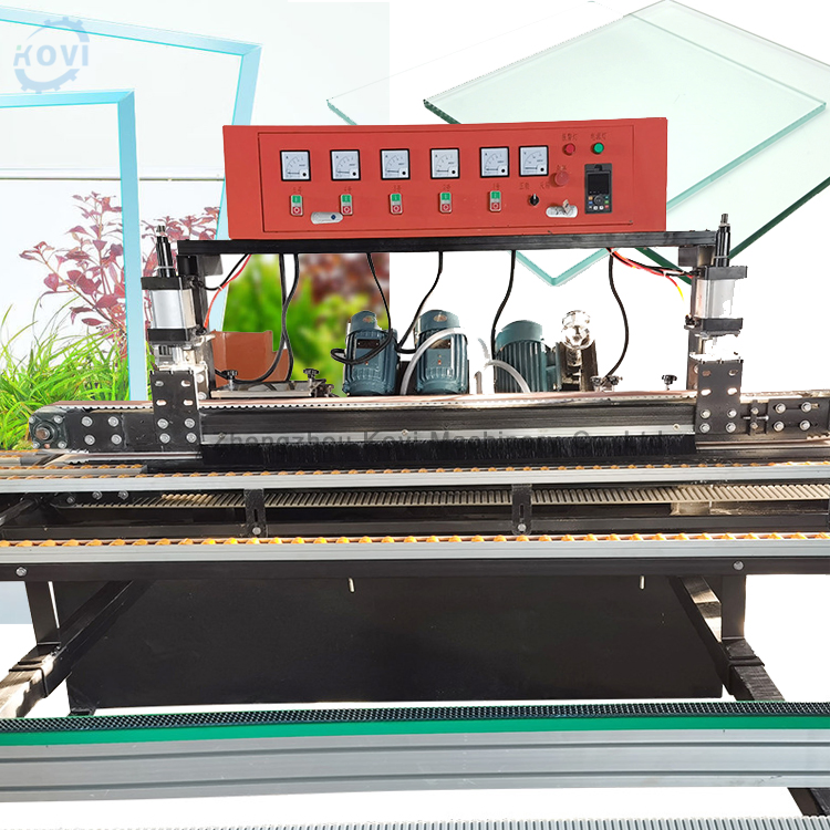 Glass Bevelled Edger Machine Glass Edging Polishing Machine CNC Tile Glass Double Straight Edging Bevelling Machine Processing