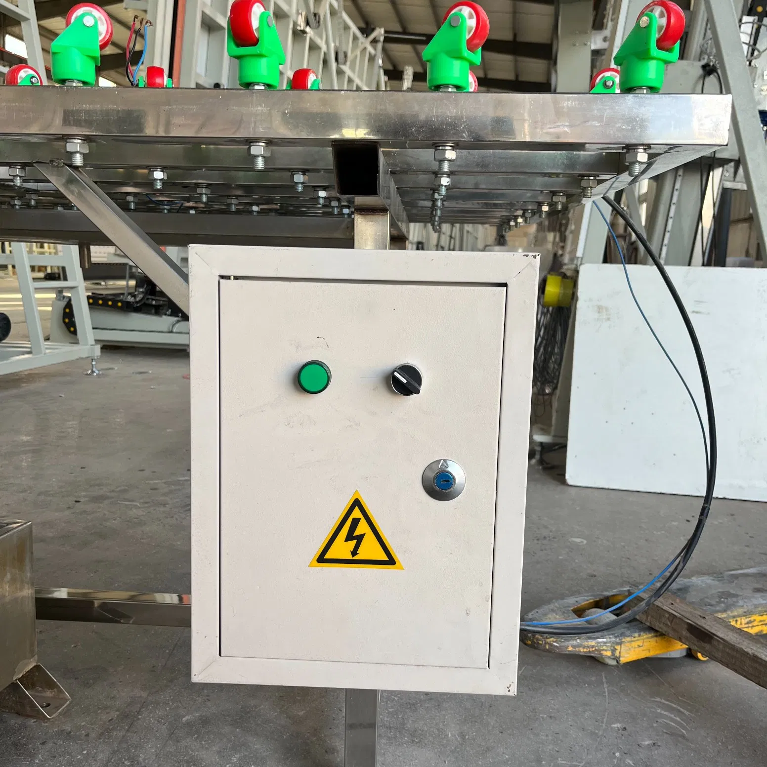 Double Wet Sand Polishing Machine Glass Belt Edging Coarse Grinding Equipment for Float Glass Processing Line