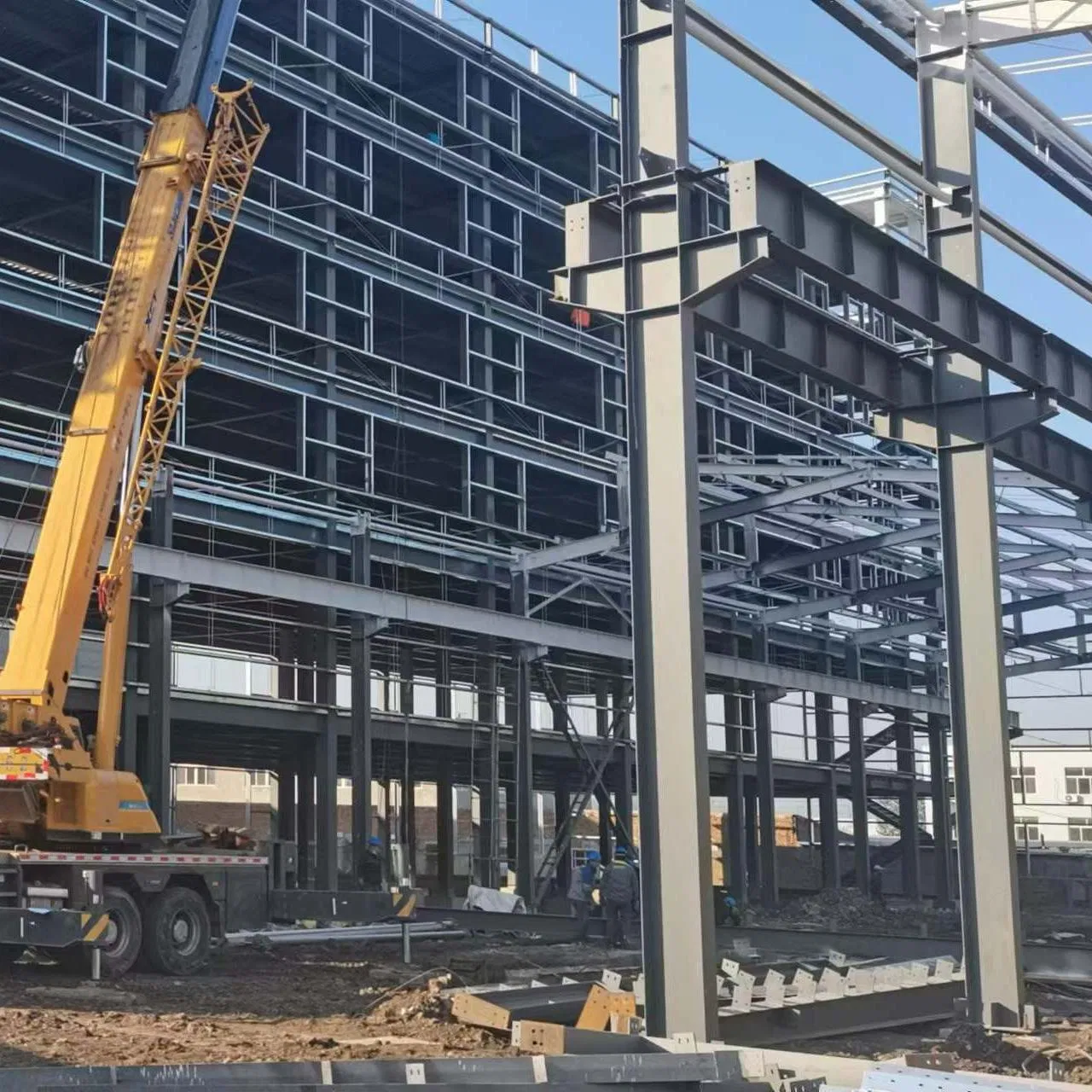 Wholesale Steel Structure Frame Storage with Customized Drawing Design