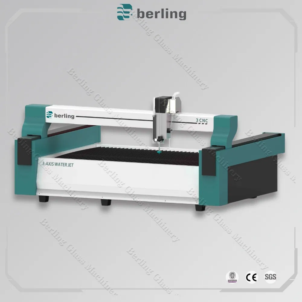 Industrial Waterjet Cutter for Glass Stone Materials Drilling Shower Door CNC Automatic
