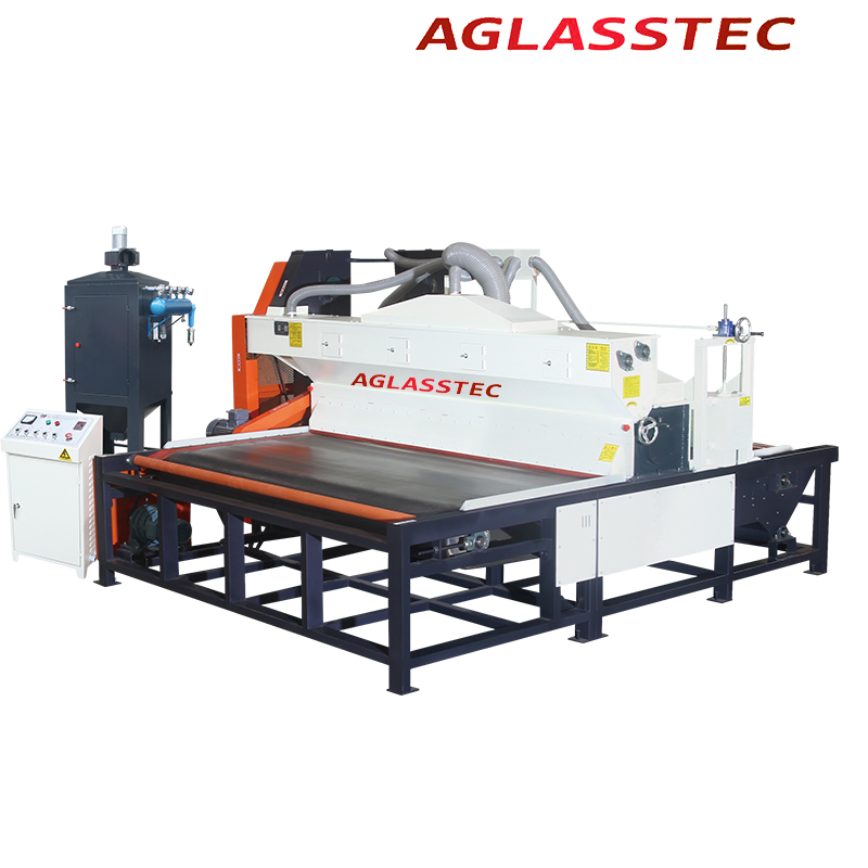 Fgs-HS1300 High Speed Horizontal Glass Sandblasting/Frosting Machine with Electric Pulse Dust Remover Function