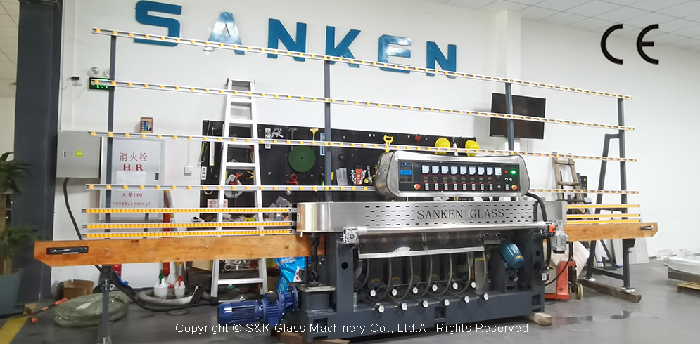 Sanken Glass Pencil Round Facet Edging Machine Og Glass Facet Polishing Machine