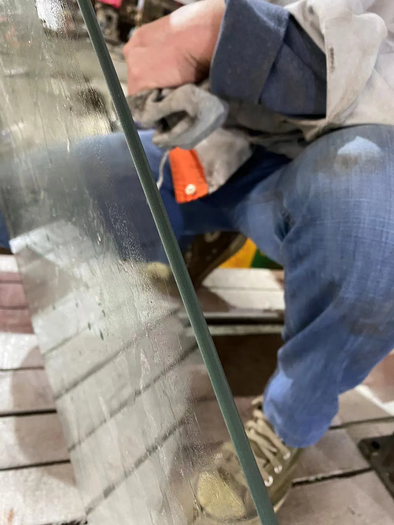 Intelligent and Automatic Glass Double Round Edging Machine