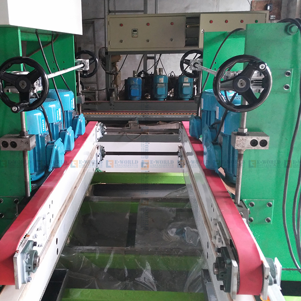Small Double Side 6 Motor/Spindles Glass Straight Line/Round Edging Machine