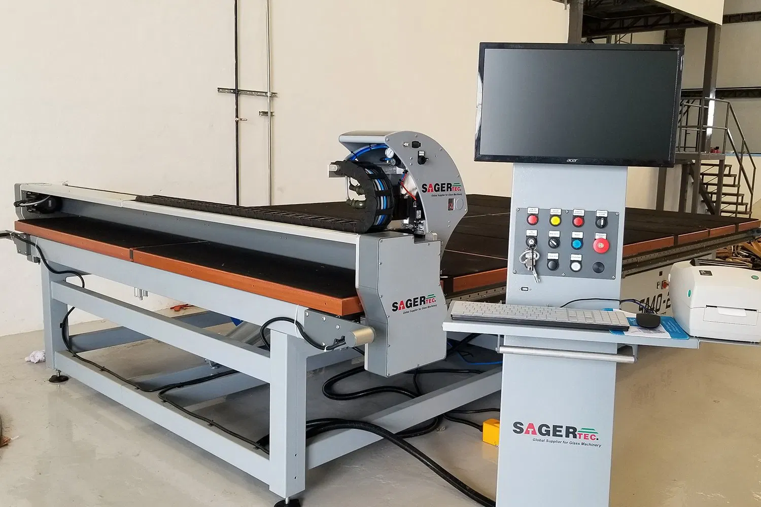 Automatic Laminated Glass Cutting Line EVA Laminated Glass Cutting Machine