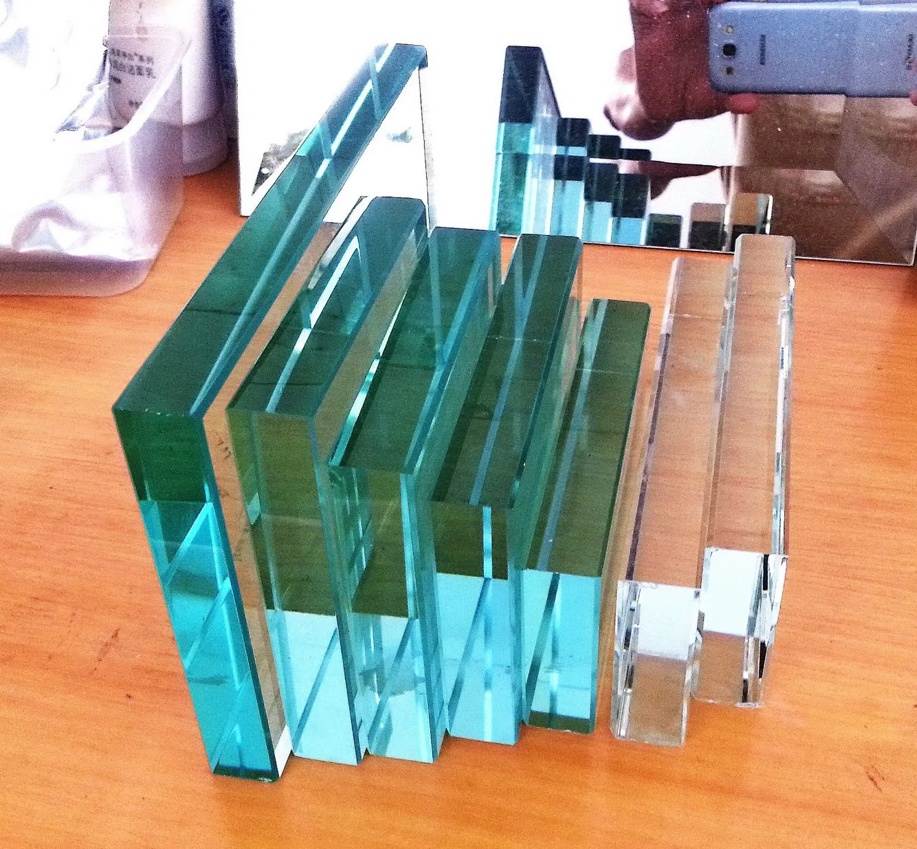 8 Spindles Wheels Flat Glass Straight Line Edging Machine Factory