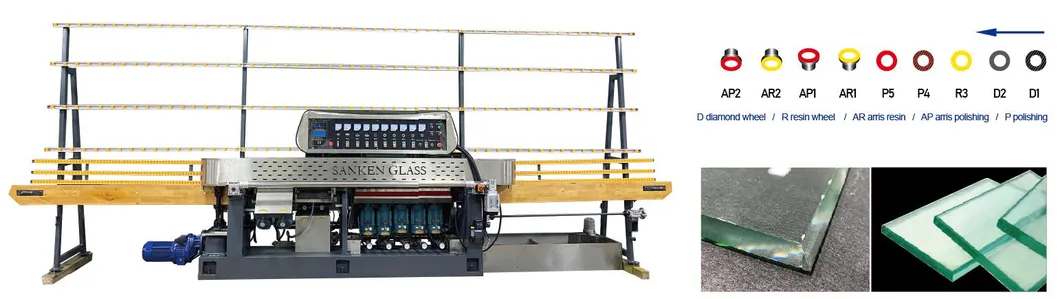 Glass Door Facet Polishing Machine