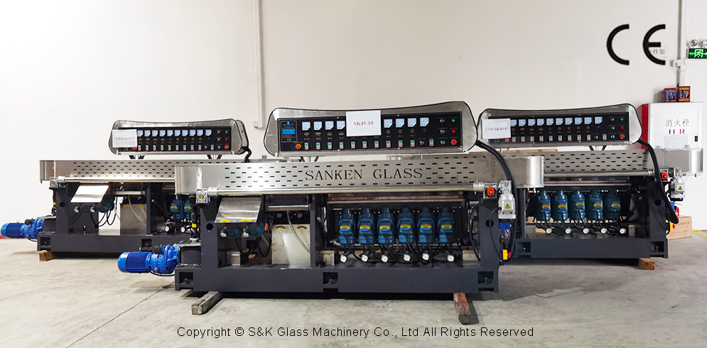 Sanken Hardening Glass Oven 10-Motor 45 Angle Glass Multilevel Facet Polishing Machine