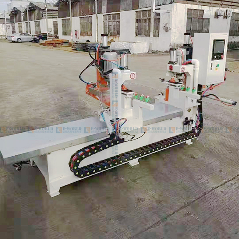 Professional Double Head CNC Glass Corner Edging Machine