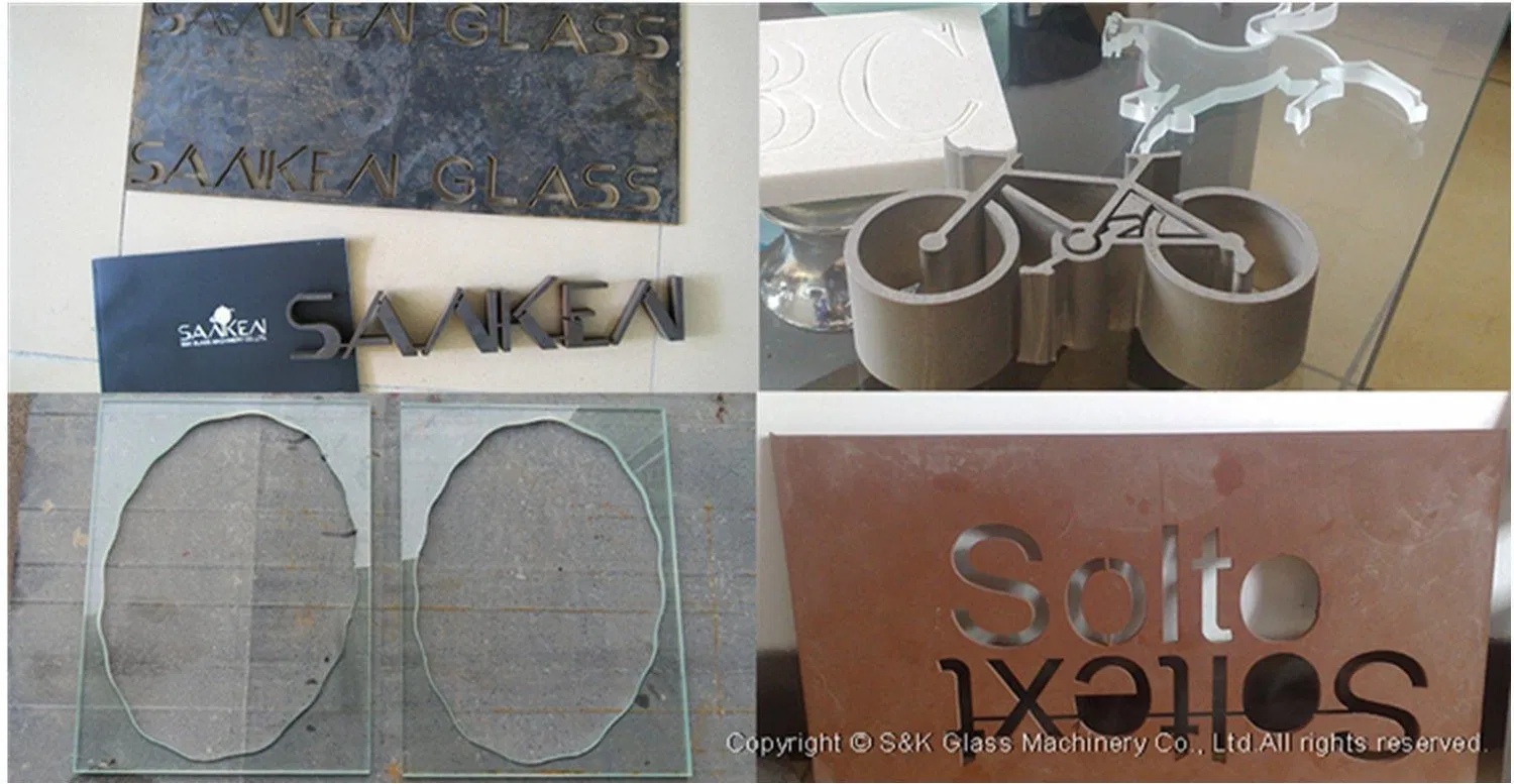 Sanken Triplex PVB EVA Laminated Glass Cutting Machine CNC Water Jet Machine