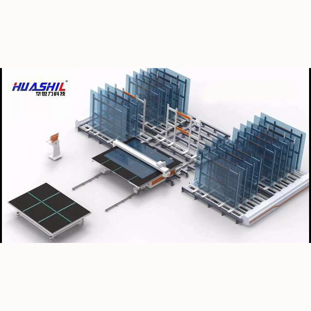 Multi-Function Automatic Glass Storage with CNC Glass Loading and Cutting Machine for Flat Glass