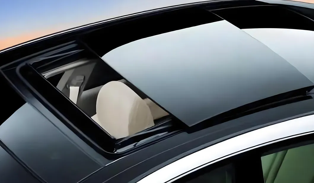 Sunroof glass cutting
