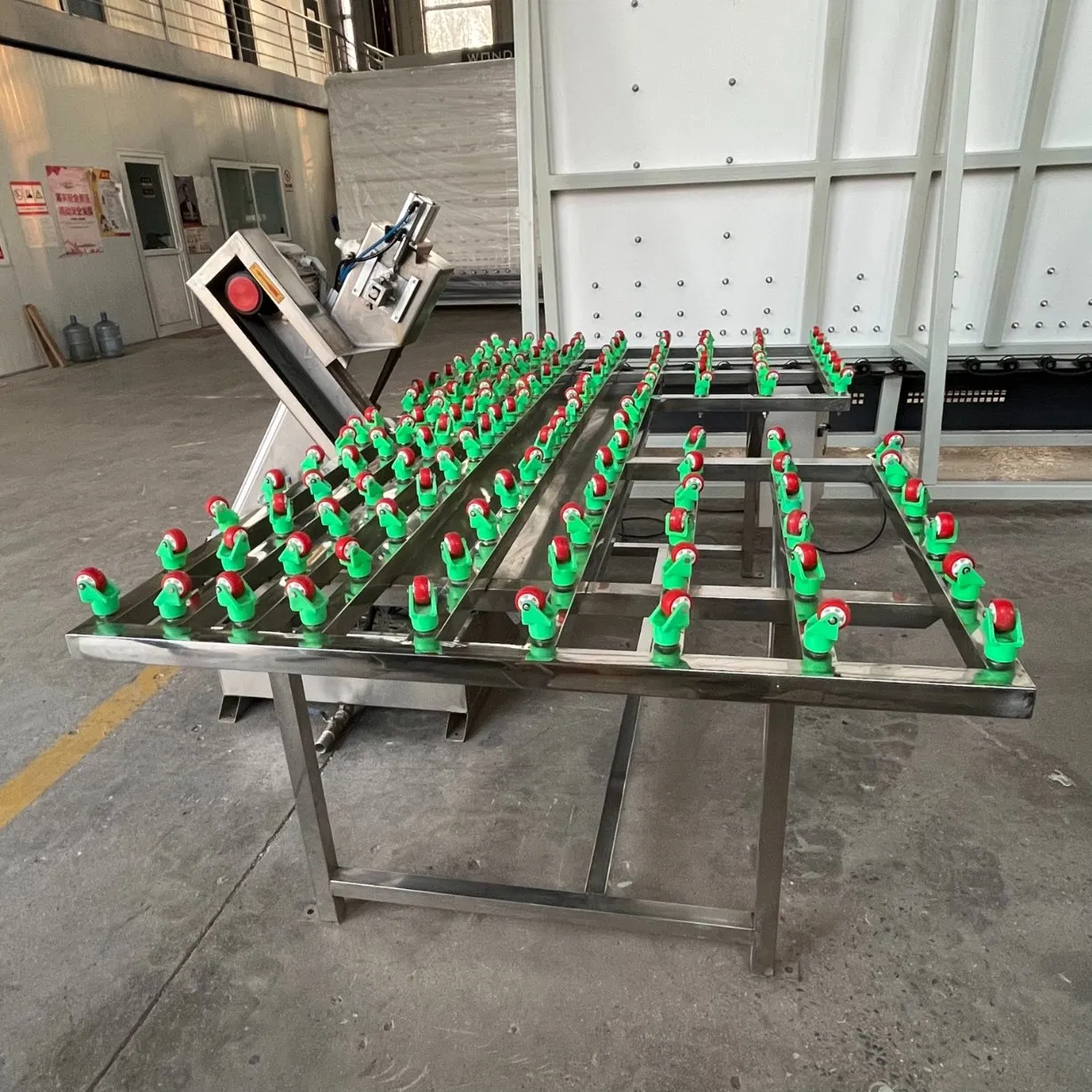 Double Wet Sand Polishing Machine Glass Belt Edging Coarse Grinding Equipment for Float Glass Processing Line