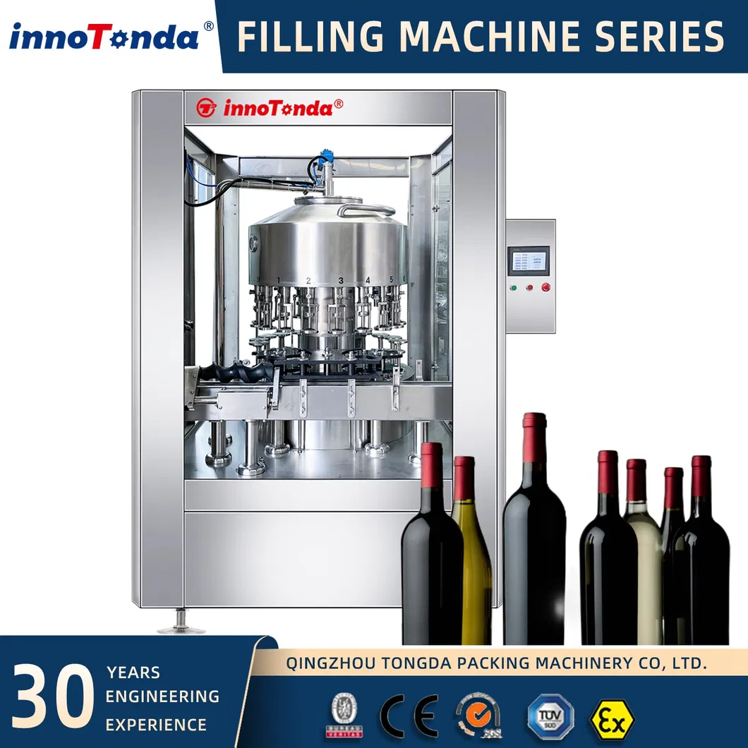 Low vacuum filling machine