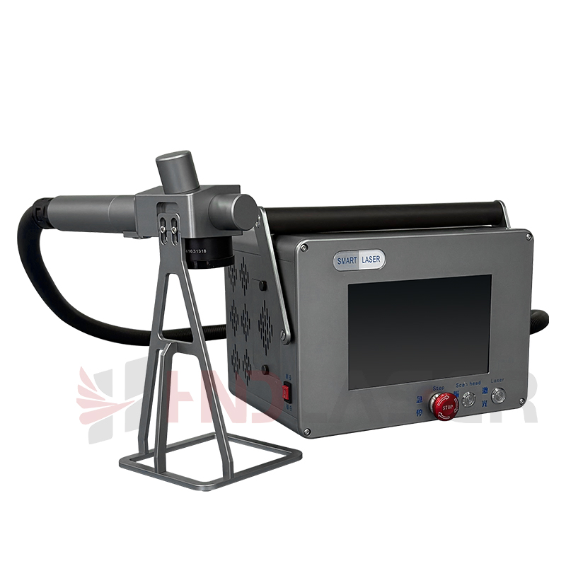 20W 30W 50W Mini Handheld Fiber Laser Galvo Logo Engraver Printer CNC Portable Metal Aluminum Glass Stone Printing Marking Engraving Coding Machine Price