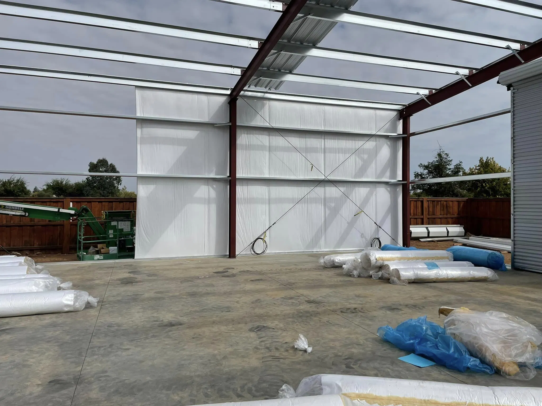 Prefabricated Steel Structure Building Metal Frame House / Garage/ Storage