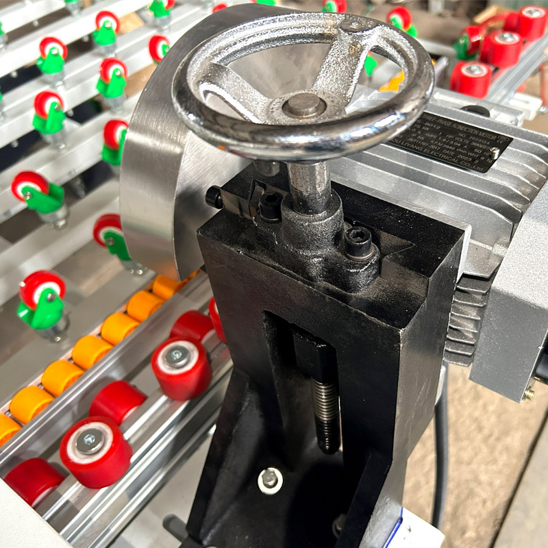 9 Motors Glass Round Edging Machine 9 Spindle Flat Glass Edging Machine Vertical Straight Line 9 Spindles Glass Edging Machine