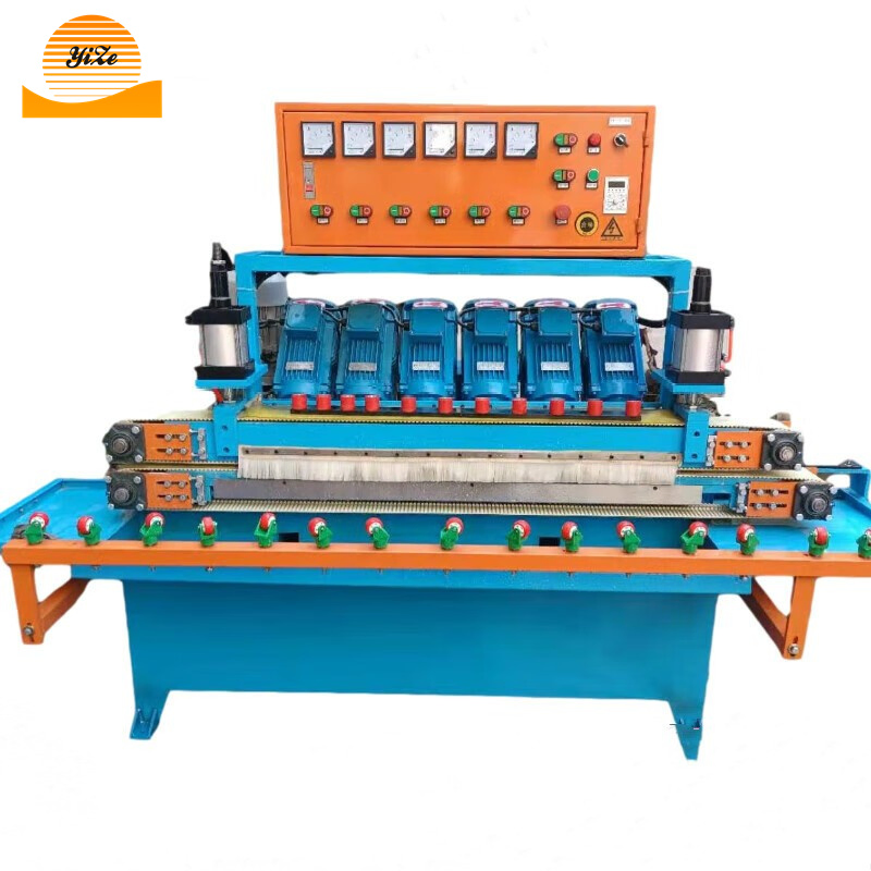 Glass Bevelled Edger Machine Small Tile Double Edging Glass Processing Glass Straight Line Edging Machine Flat Edge Trimmer