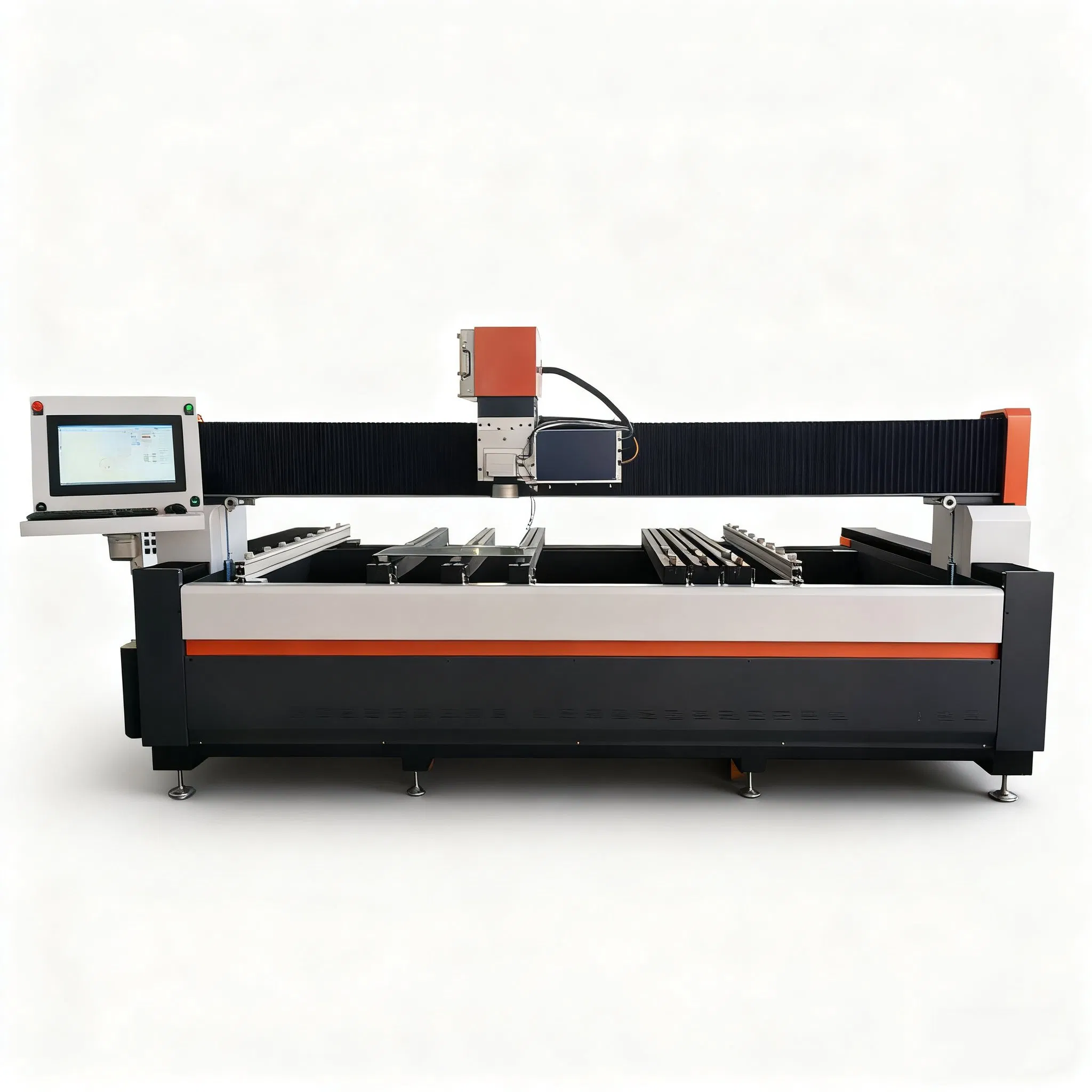 2500*1300mm 120W CNC Glass Frosting Sandblasting Laser Engraving Marking Drilling Machine