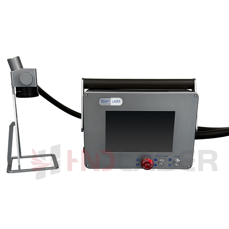 20W 30W 50W Mini Handheld Fiber Laser Galvo Logo Engraver Printer CNC Portable Metal Aluminum Glass Stone Printing Marking Engraving Coding Machine Price