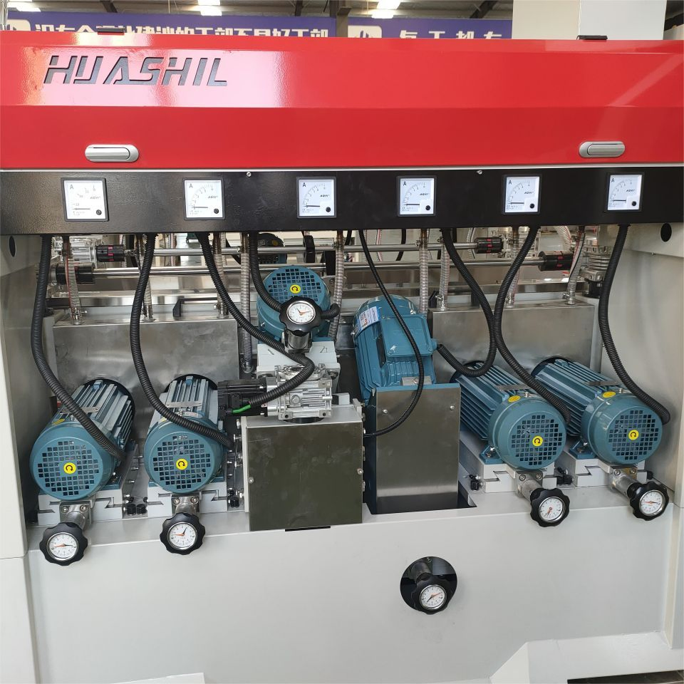 Twelve Motor Double Edge Glass Round Grinding Machine Bilateral Glass Edging Machine with Factory Price Custom Color