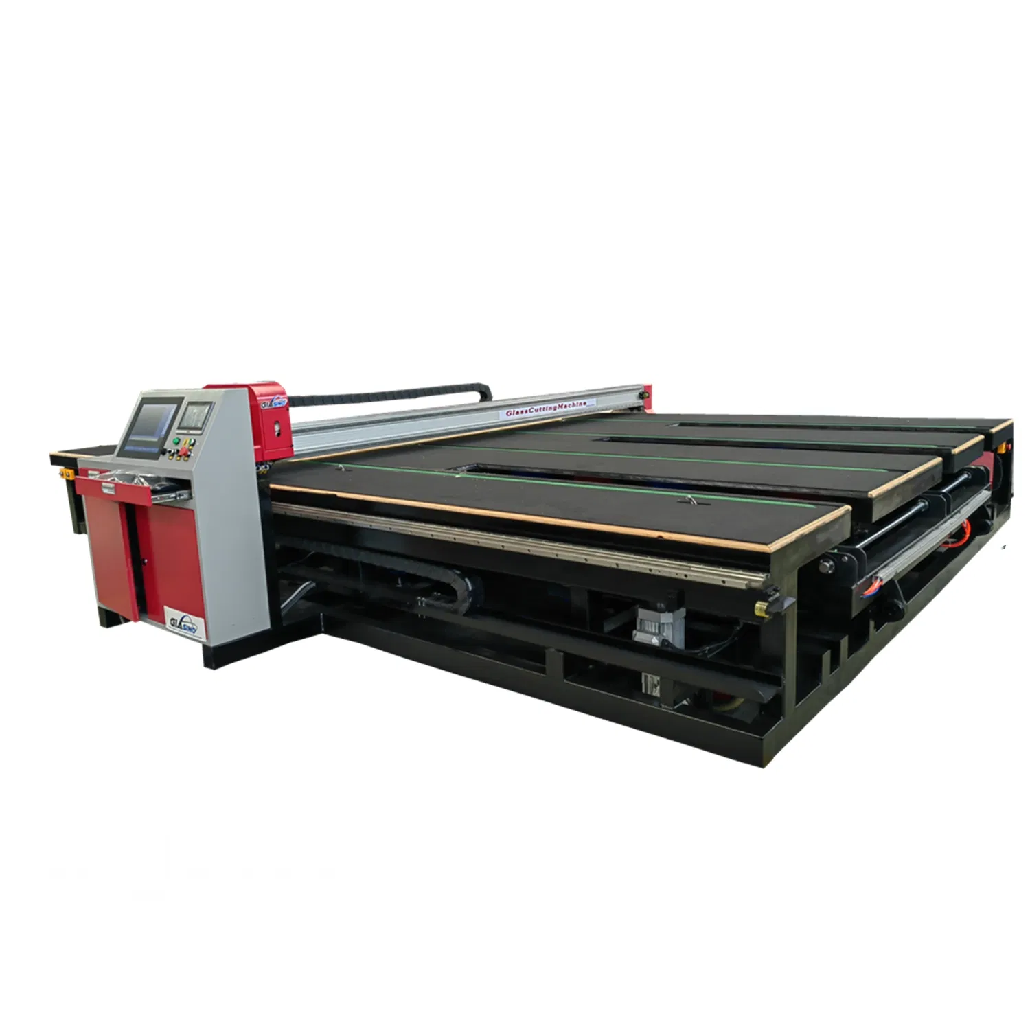 Hot Sale 2440X3660mm CNC Automatic Glass Cutting Machine with Transfer Belt and Breaking Table