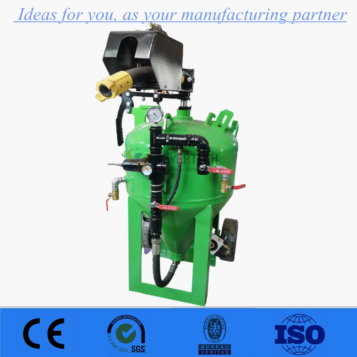 China Water Glass Bead Dustless Sand Blasting Machine Equipment for Sale