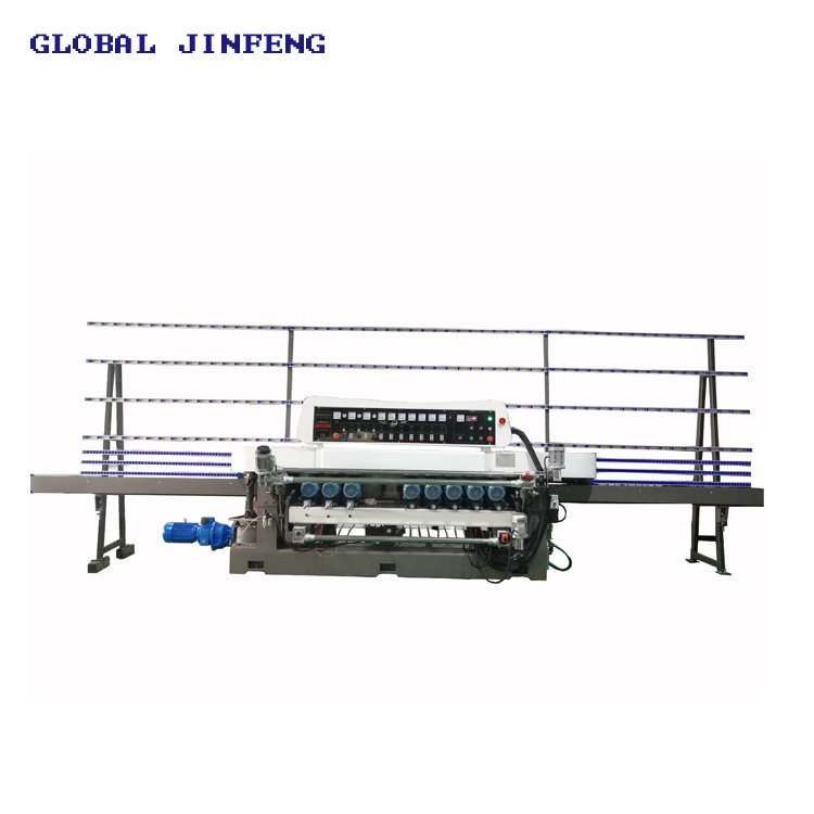 (Jfx-261) 9 Motors Glass Straight Line Bevelling Edge Grinding Machine