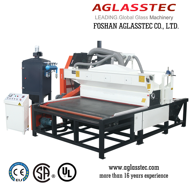 Fgs-HS1300 High Speed Horizontal Glass Sandblasting/Frosting Machine with Electric Pulse Dust Remover Function