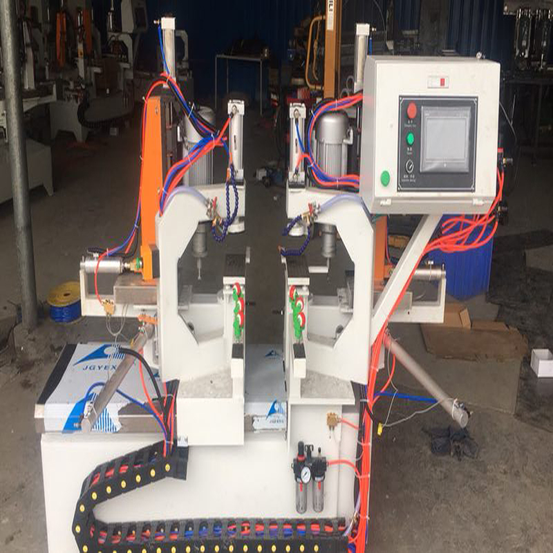 Professional Double Head CNC Glass Corner Edging Machine