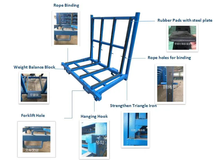L Frame Rack for Glass Storage
