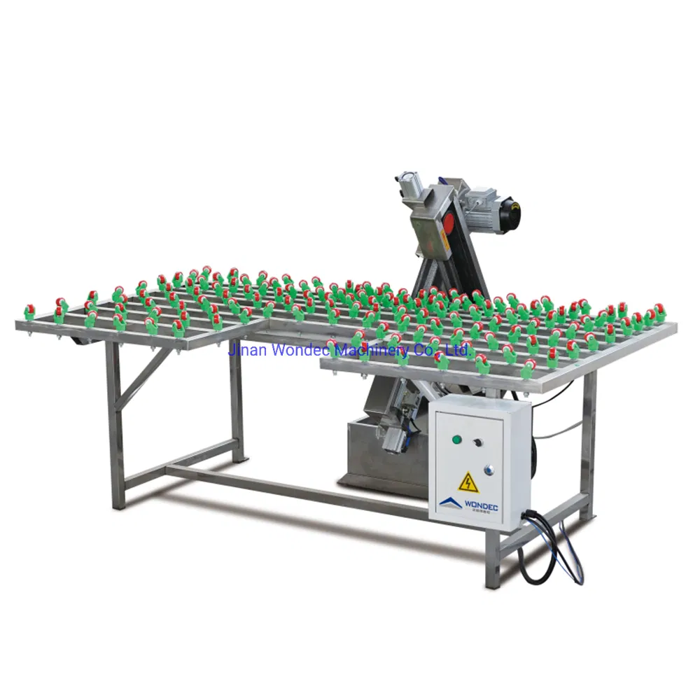 Easy Operating Water Wet Double Belt Glass Polishing Sand Edging Grinding Machine for Insulating Glass Processing