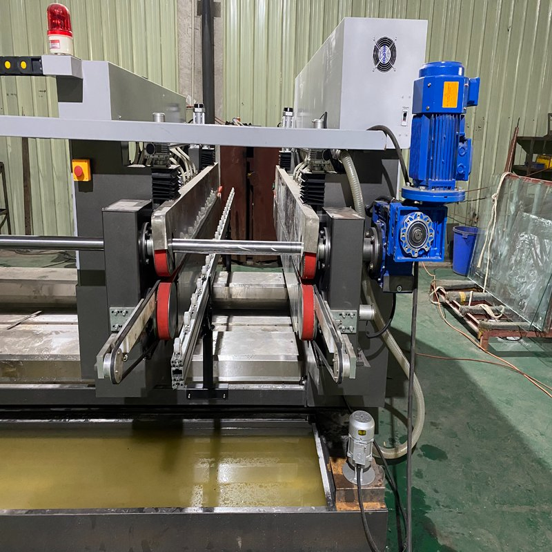 High Efficiency Double Side Glass Edging Machine