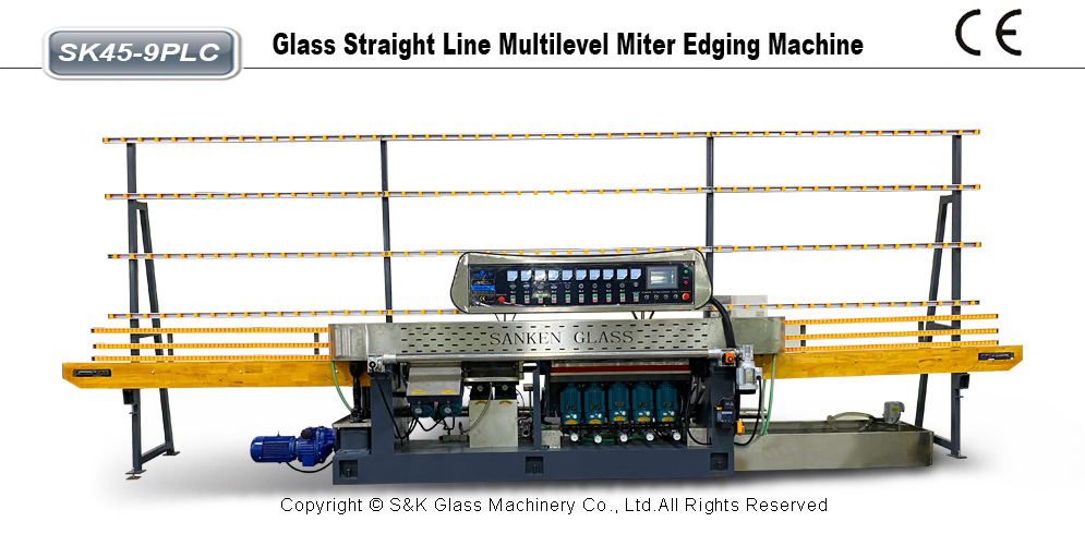 Sanken Quenching Glass Stove 45 Degree PLC Glass Multilevel Facet Polishing Machine