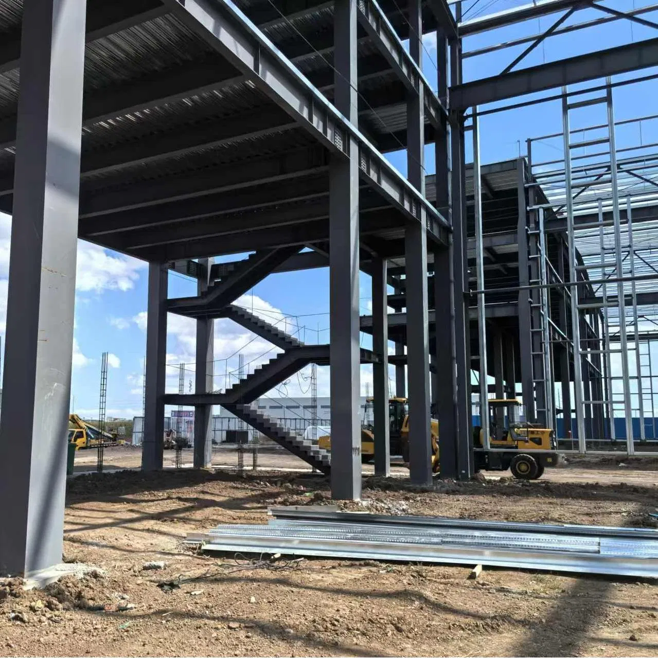 Customized Shape Steel Structure Storage with Prefabricated Drawing