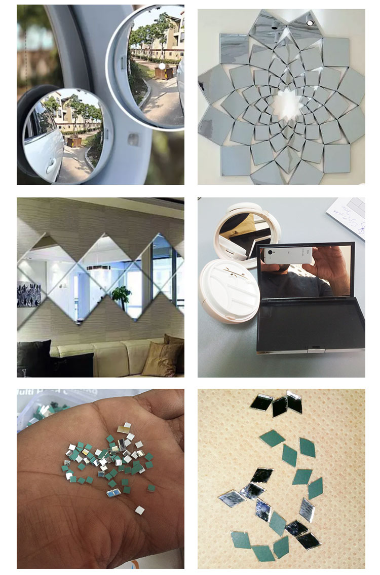 Small Glass Mirror Cutting Machine Used for 1.1-19mm Square Round Glass