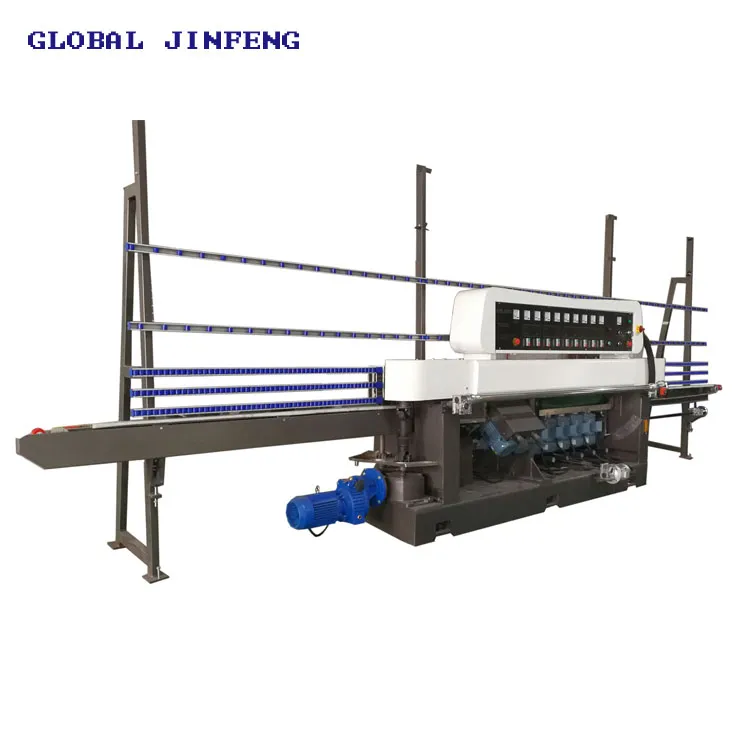 9 Wheel Glass Multi Stage Edge Polishing Machine JFE-9540