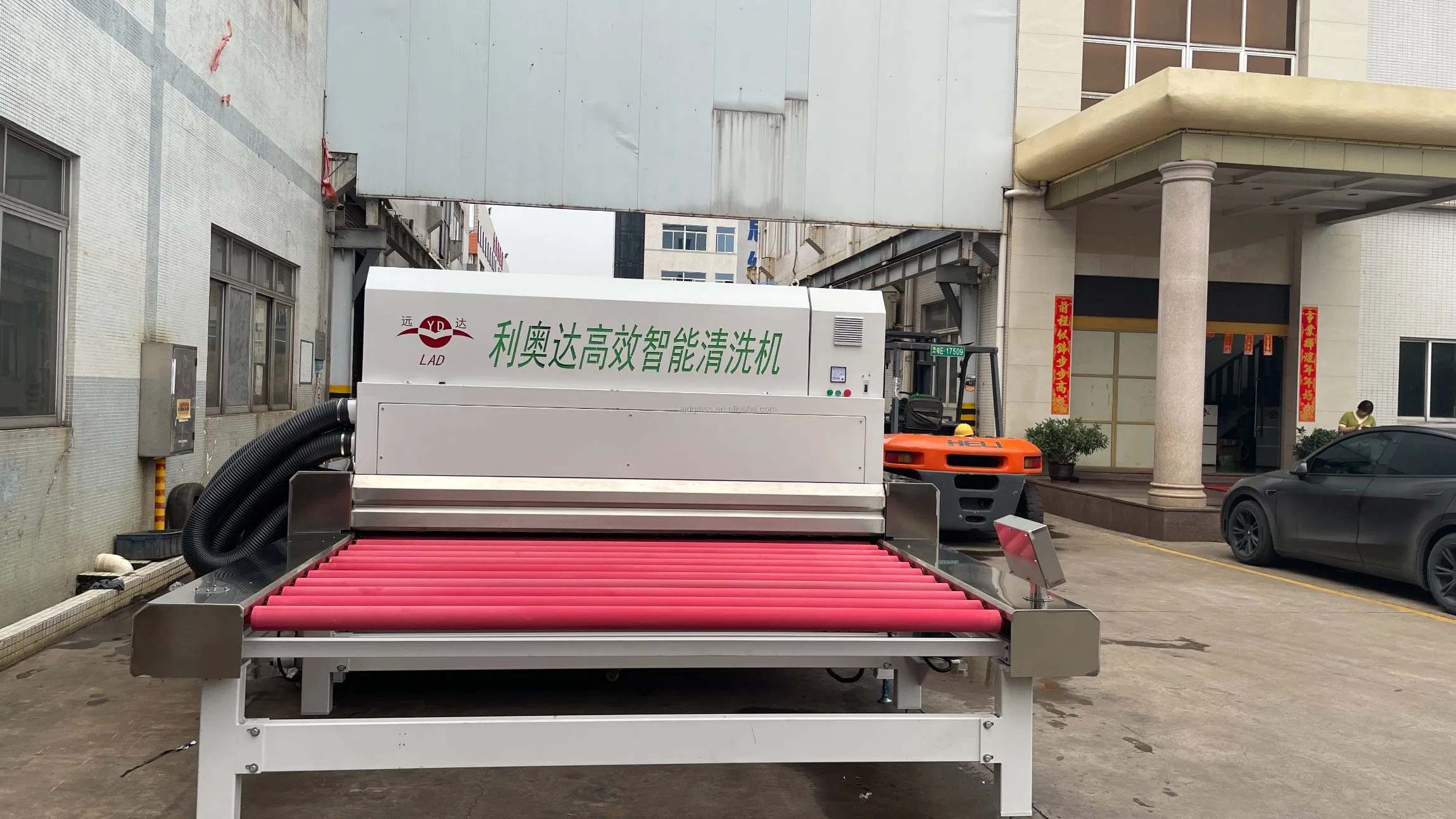 Factory Price Horizontal Glass Washing and Dry Machine