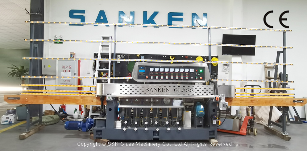 Sanken Glass Pencil Round Facet Edging Machine Og Glass Facet Polishing Machine