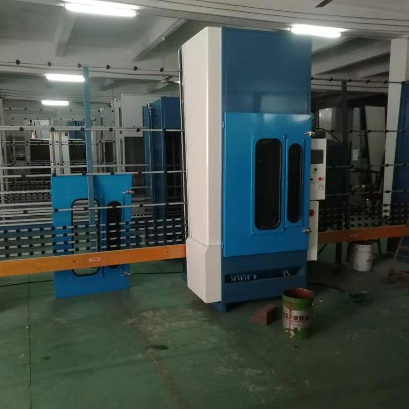 China Suppliers Sandblasting Machine Equipped Building Glass Automatic Glass Sand Blasting Machine