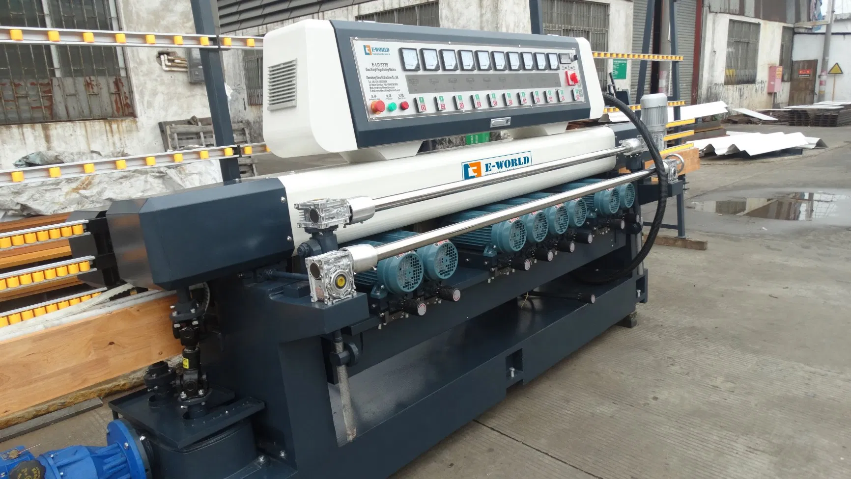 11 Motors Glass Bevelling Edging Machine E-Ld371