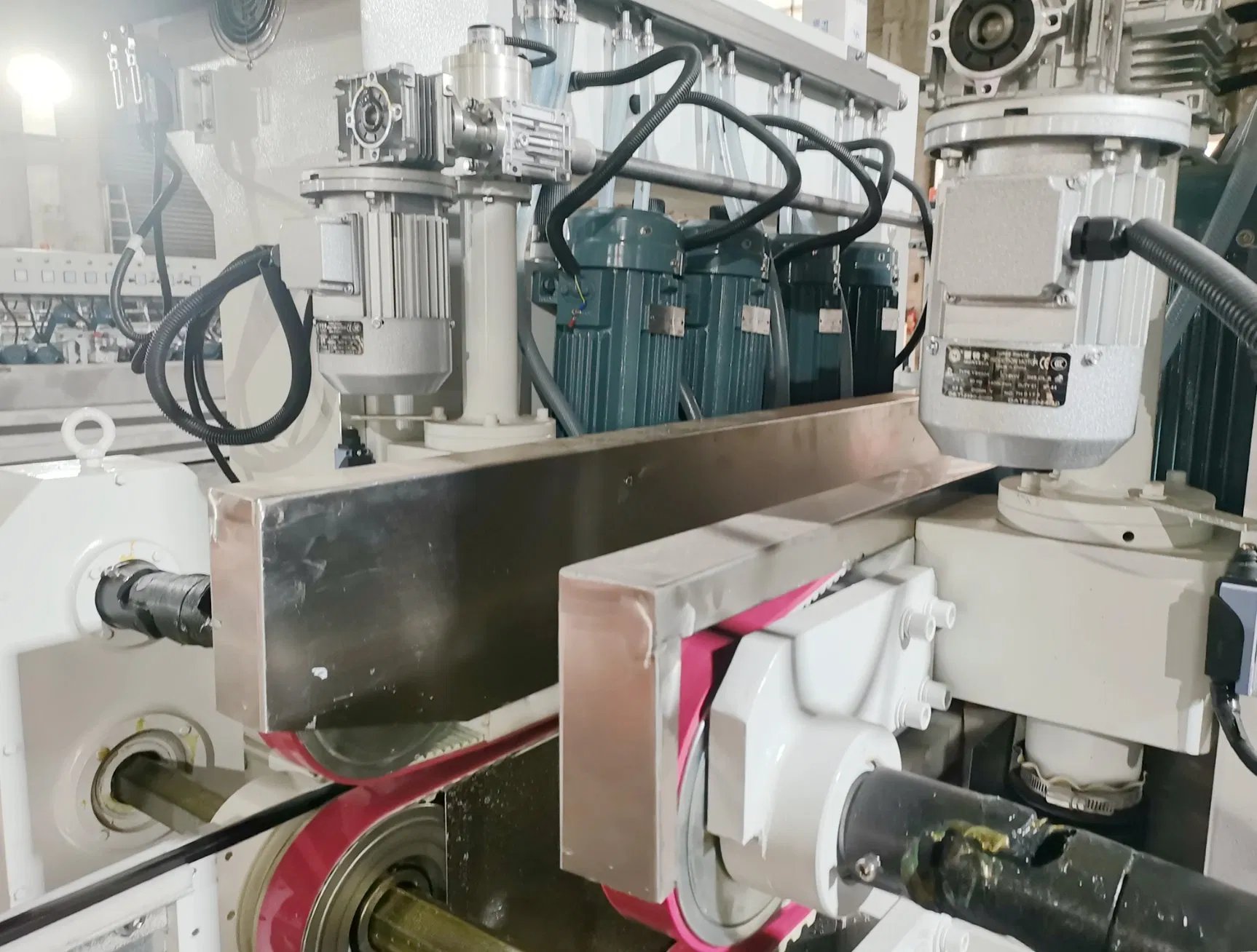 High Speed Glass Double Edging Machine Line for Fa, PE, R/C Corner