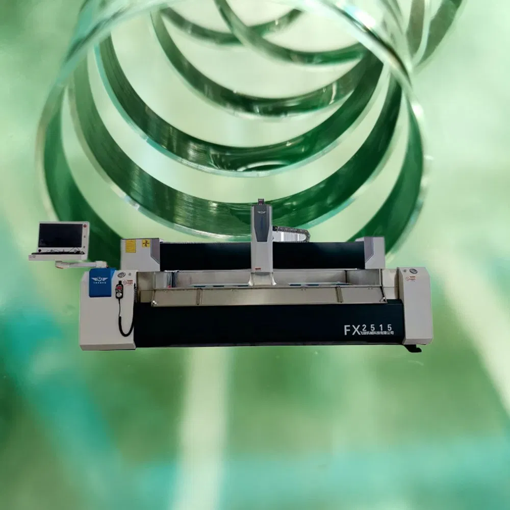 CNC Glass Edging Drilling Milling Polishing Processing Glass Working Center