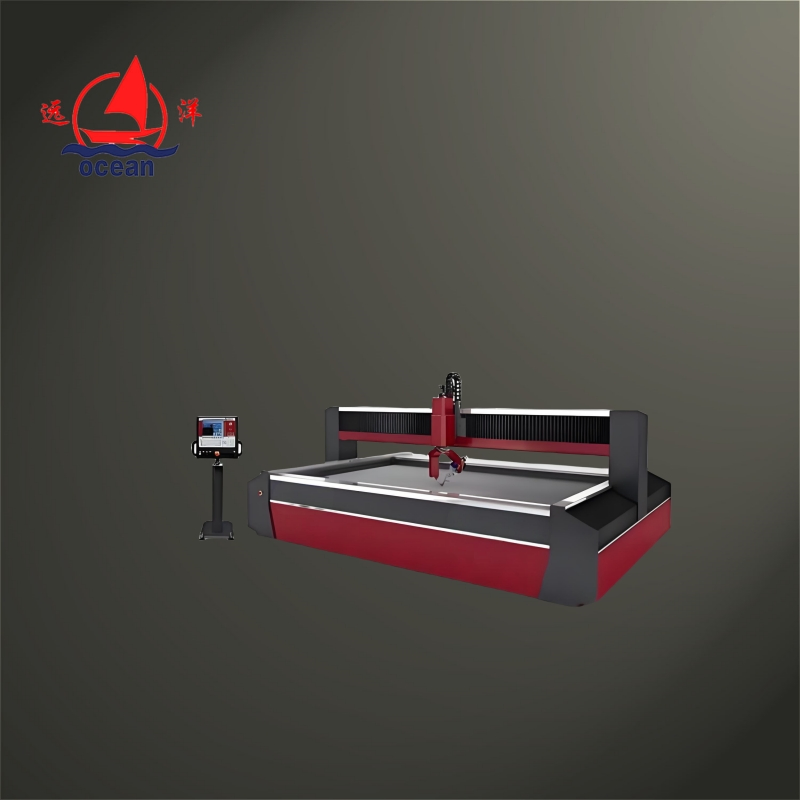 Waterjet 5 Axis CNC Gantry Type Water Jet Stone Cutting Machine for Glass Cutting