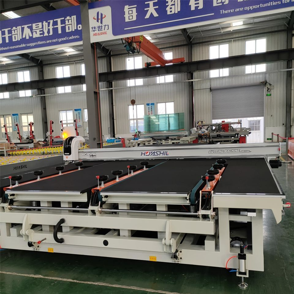 Automatic Glass Loading Machinery CNC Cutting Breaking Table Remote Control Glass Processing Machine for Mirror Glass Equipment