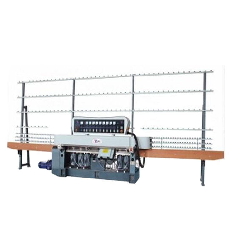 Efficient Flat Bottom Sharp Edges Straight Line Polish Glass Edging Machine