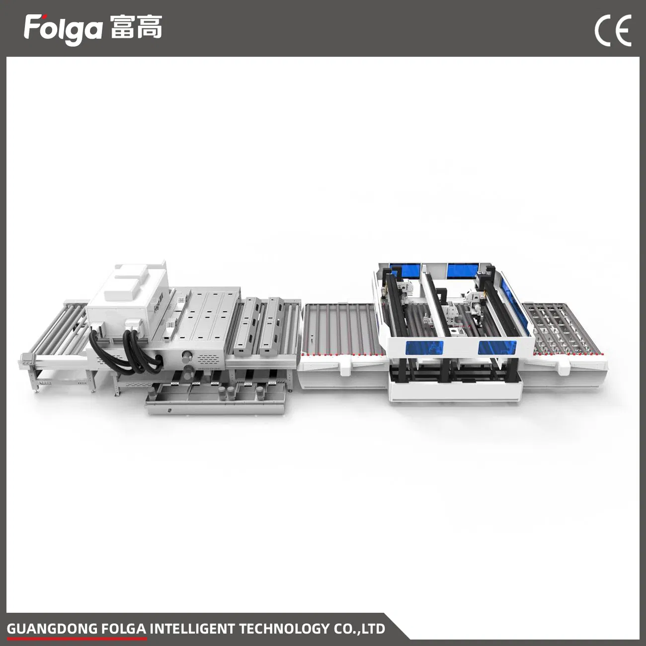 Top Configuration Flat Glass Four Side Edging Machine with Polishing Function